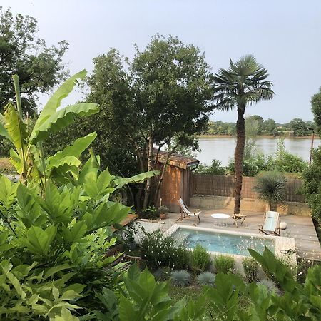 Songes Au Lit Du Fleuve Bed & Breakfast Cambes  Bagian luar foto