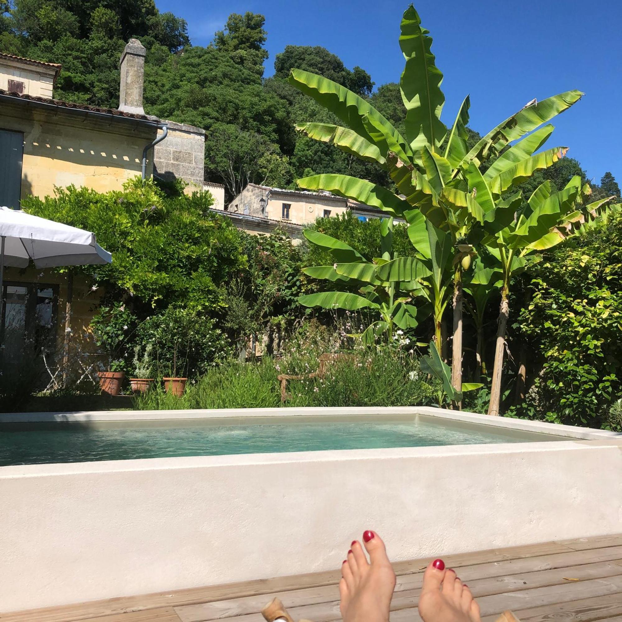 Songes Au Lit Du Fleuve Bed & Breakfast Cambes  Bagian luar foto